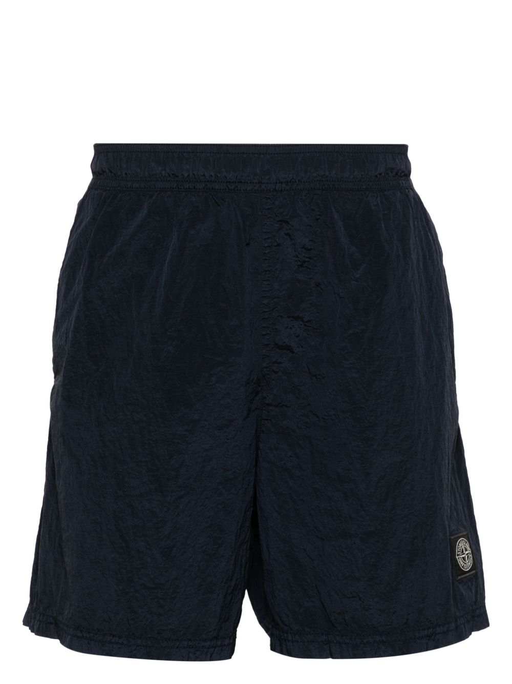 Stone Island 皱褶泳裤 - 蓝色