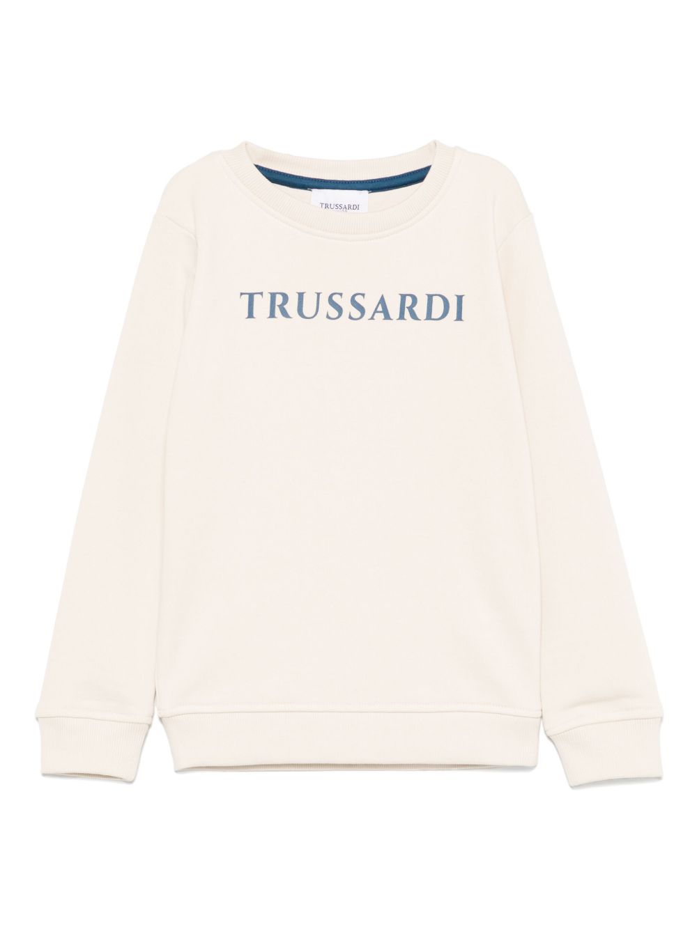 TRUSSARDI JUNIOR logo印花卫衣 - 中性色
