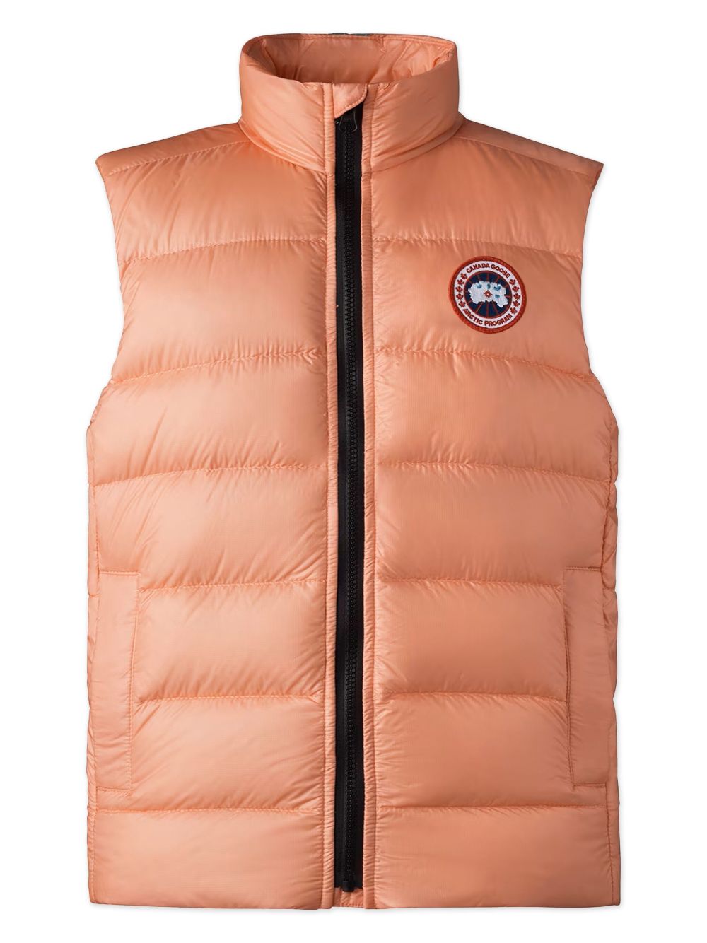 Canada Goose Kids 标贴马甲 - 粉色