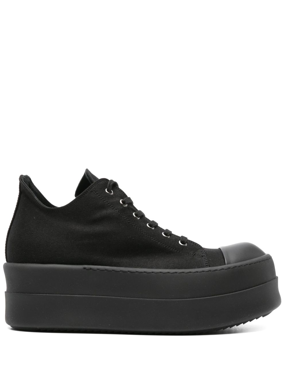 Rick Owens DRKSHDW Double Bumper 拼接运动鞋 - 黑色