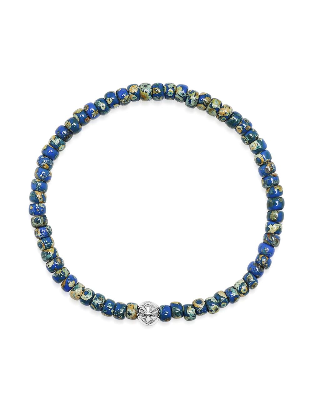 Nialaya Jewelry 珠饰玻璃手链 - 蓝色