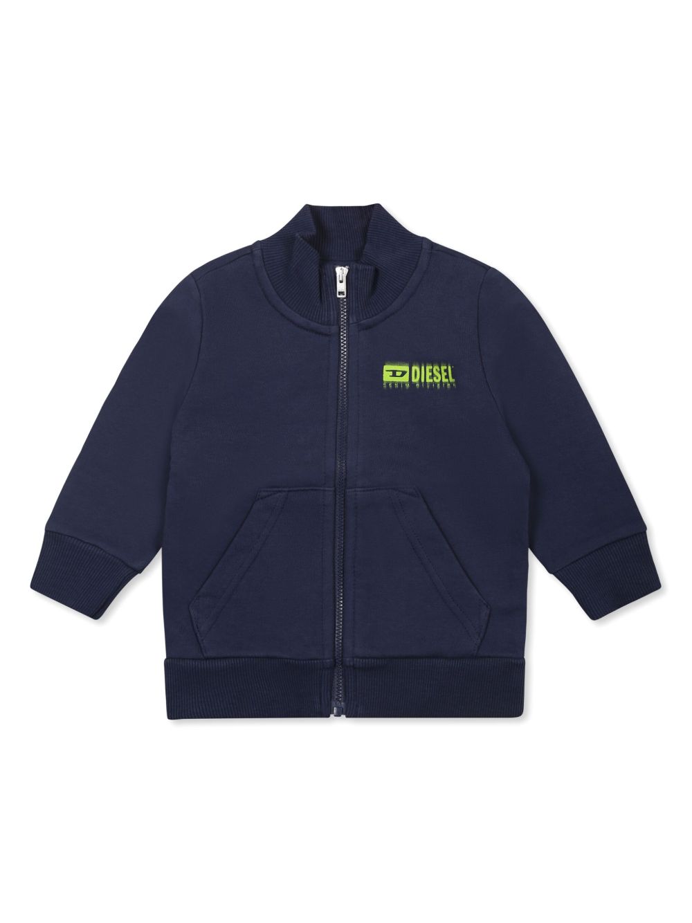 Diesel Kids logo印花卫衣 - 蓝色