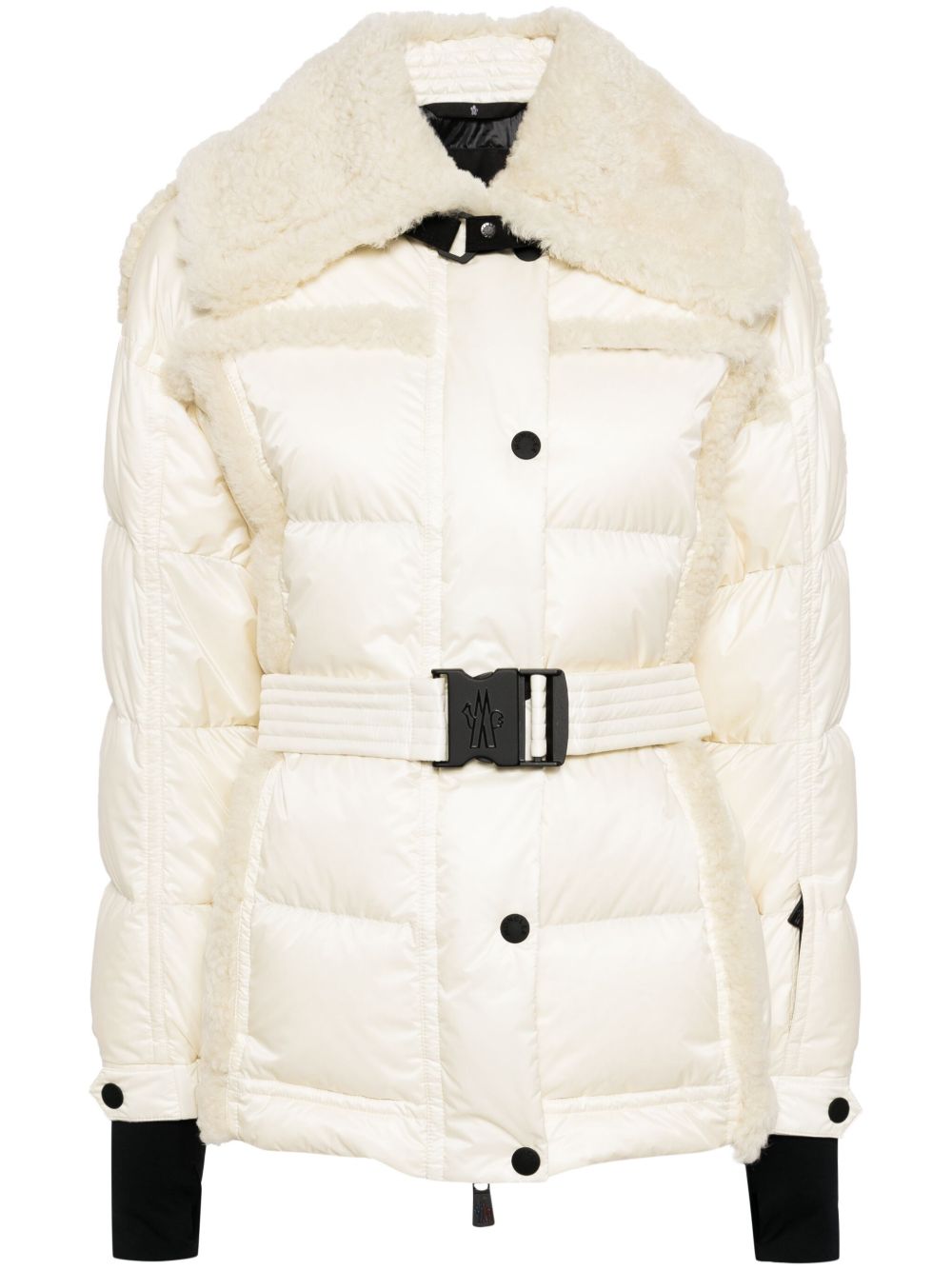 Moncler Grenoble Biollay 束腰滑雪夹克 - 中性色