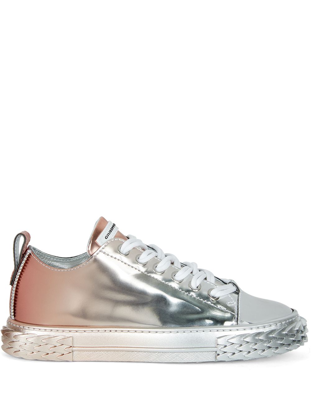 Giuseppe Zanotti Blabber 渐色低帮运动鞋 - 银色