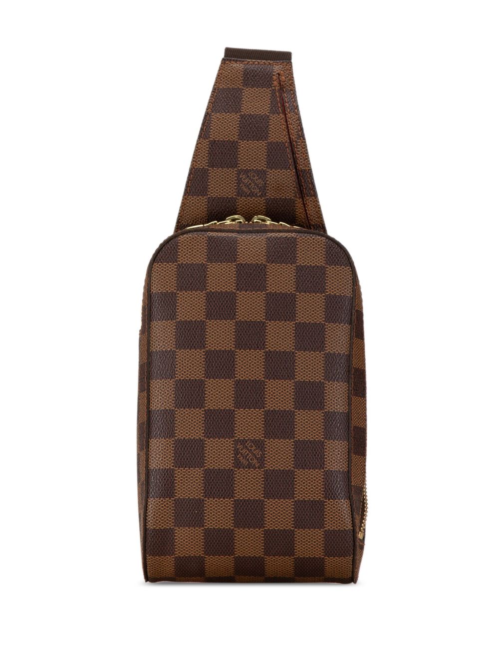 Louis Vuitton Pre-Owned Damier Ebène Geronimos 斜挎包（2003年典藏款） - 褐色