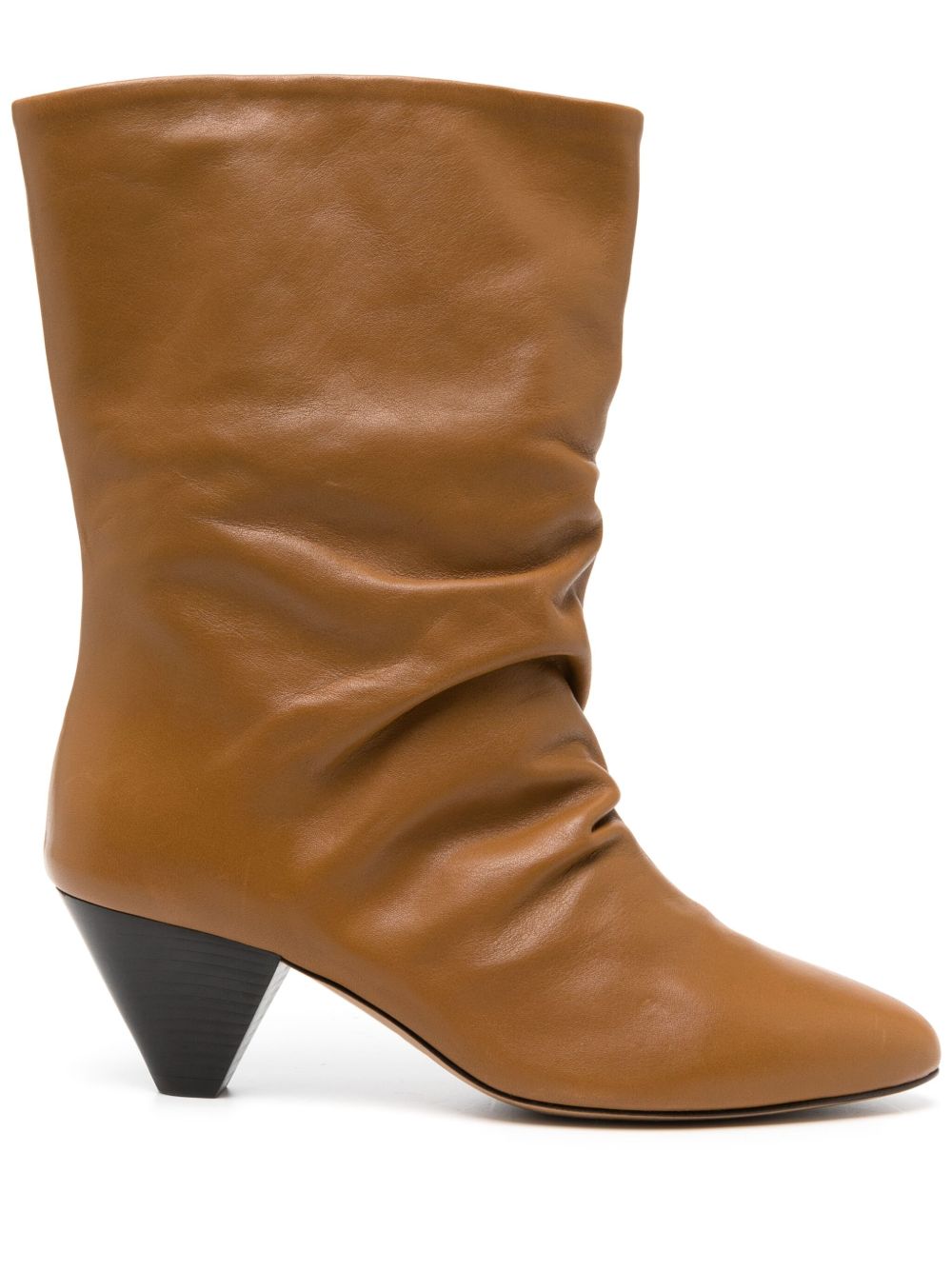 ISABEL MARANT Reachi 皮靴 - 褐色