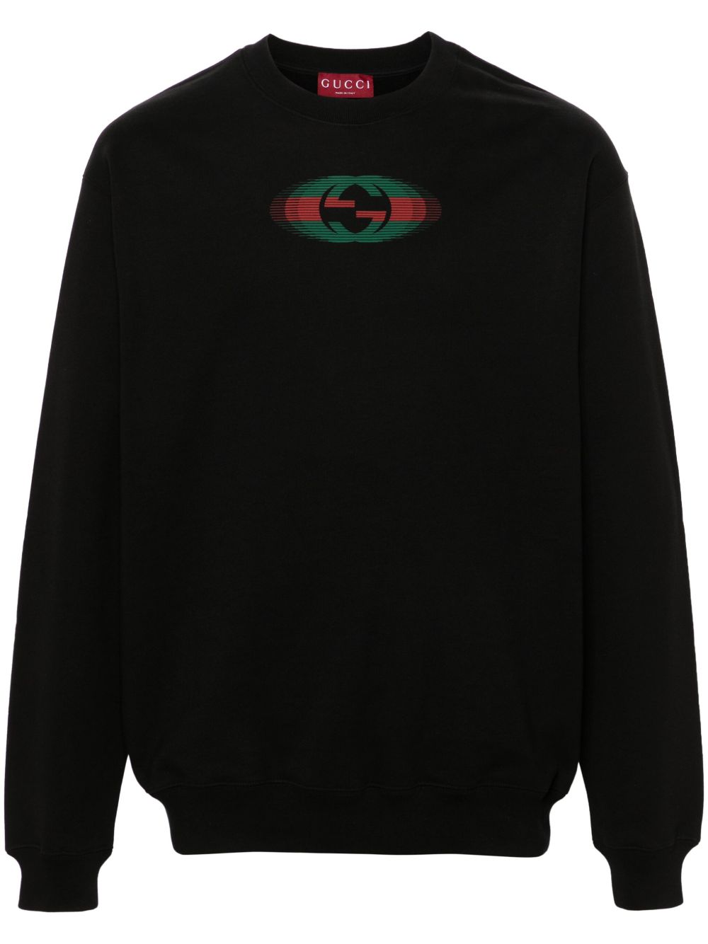 Gucci 平纹针织卫衣 - 黑色