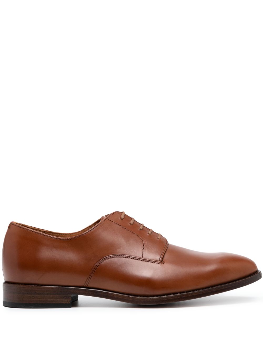 Paul Smith Fes 皮质系带鞋 - 褐色