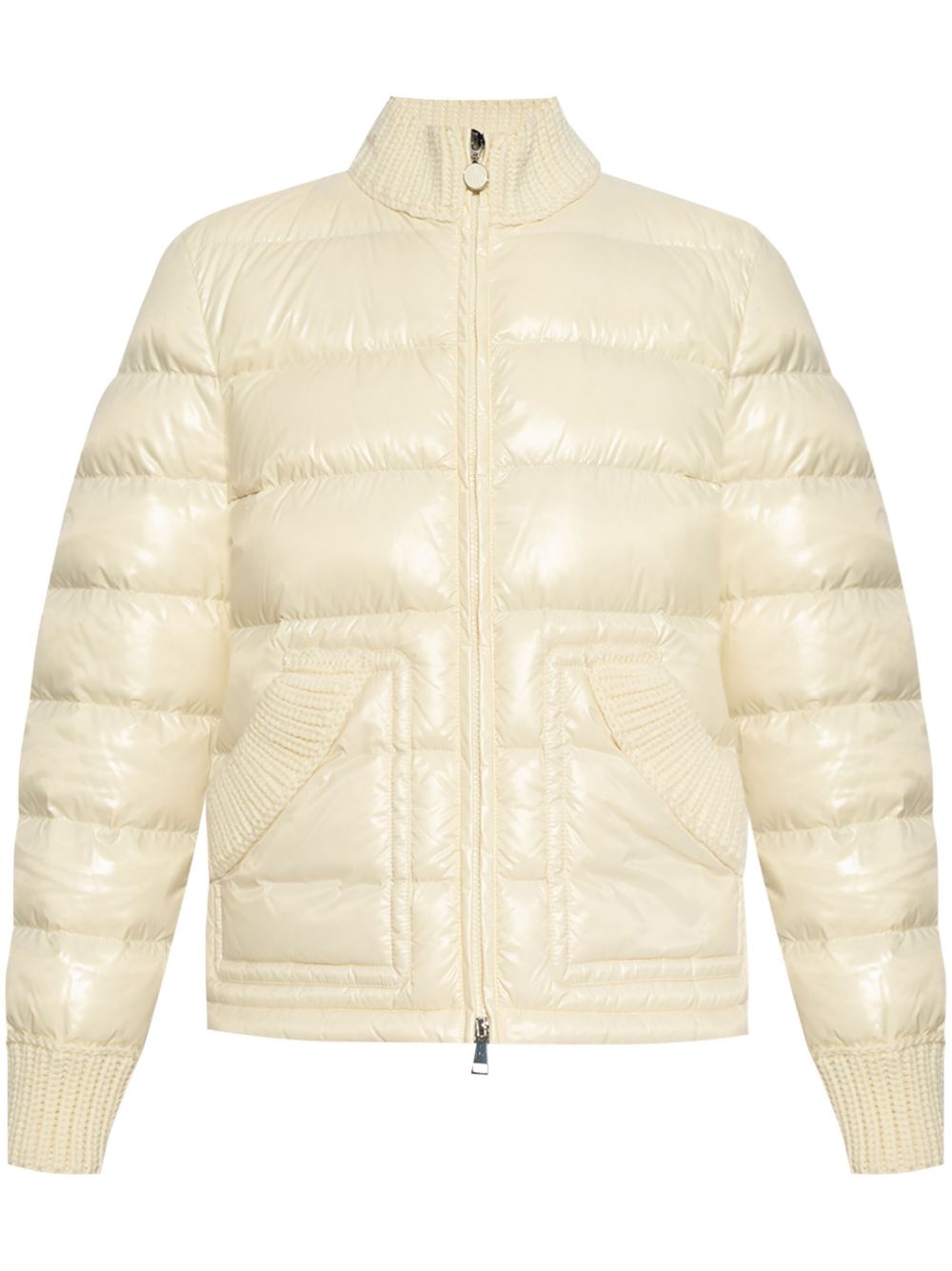 Moncler Arcelot 亮面效果蓬松夹克 - 中性色