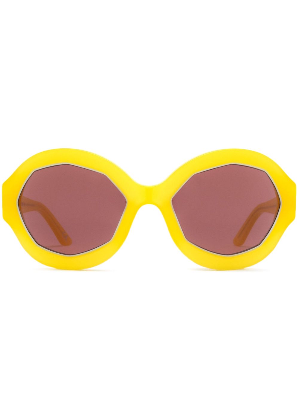 Marni Eyewear Cumulus Cloud 太阳眼镜 - 黄色