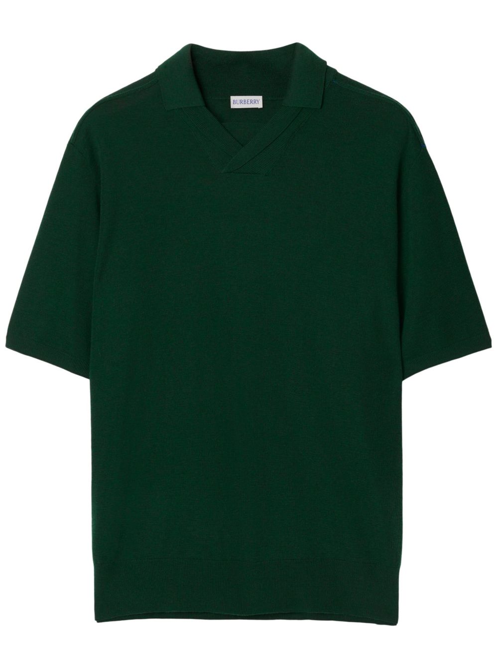 Burberry 羊毛polo衫 - 绿色