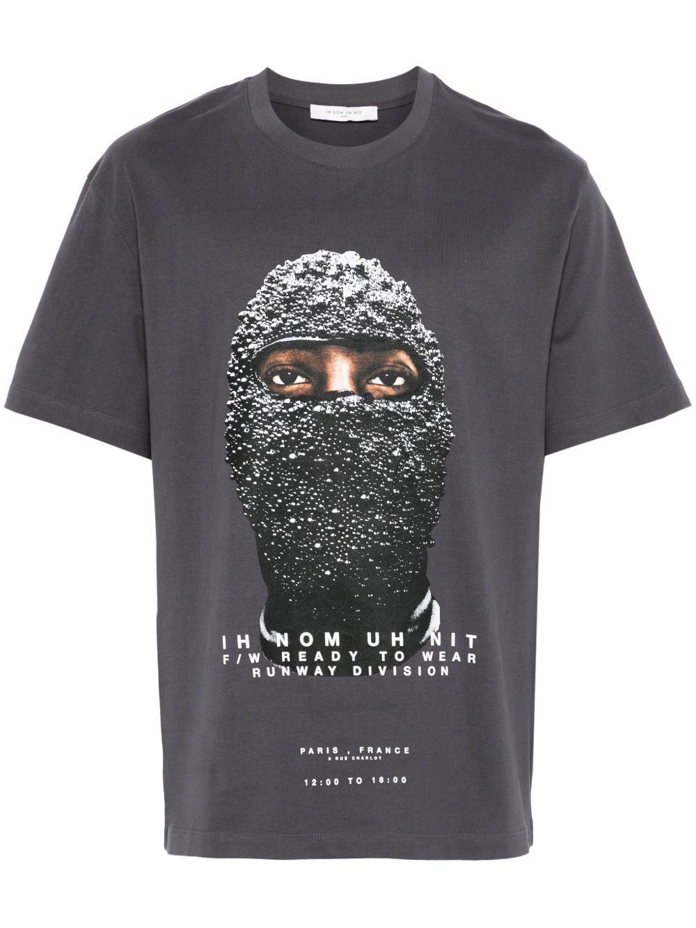 Ih Nom Uh Nit Future Black Mask T恤 - 灰色