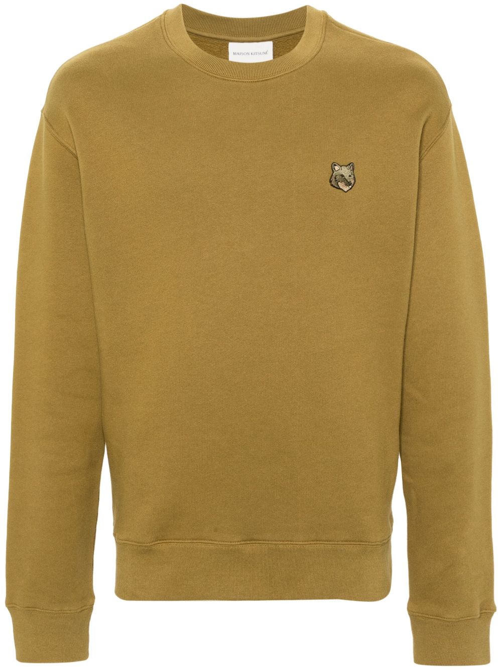 Maison Kitsuné 标贴棉卫衣 - 绿色