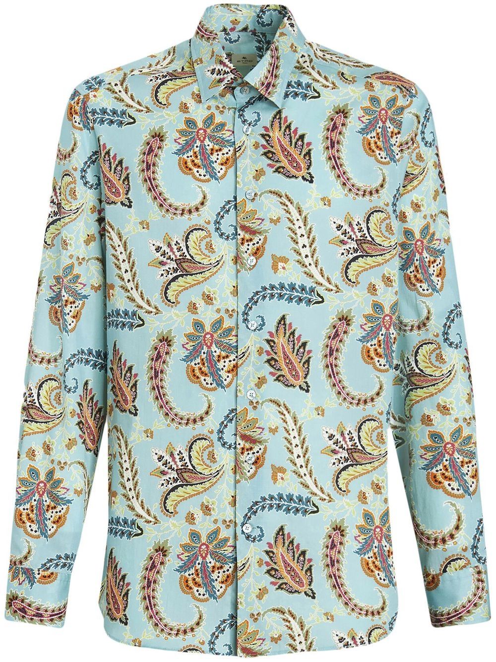 ETRO 佩斯理印花衬衫 - 蓝色