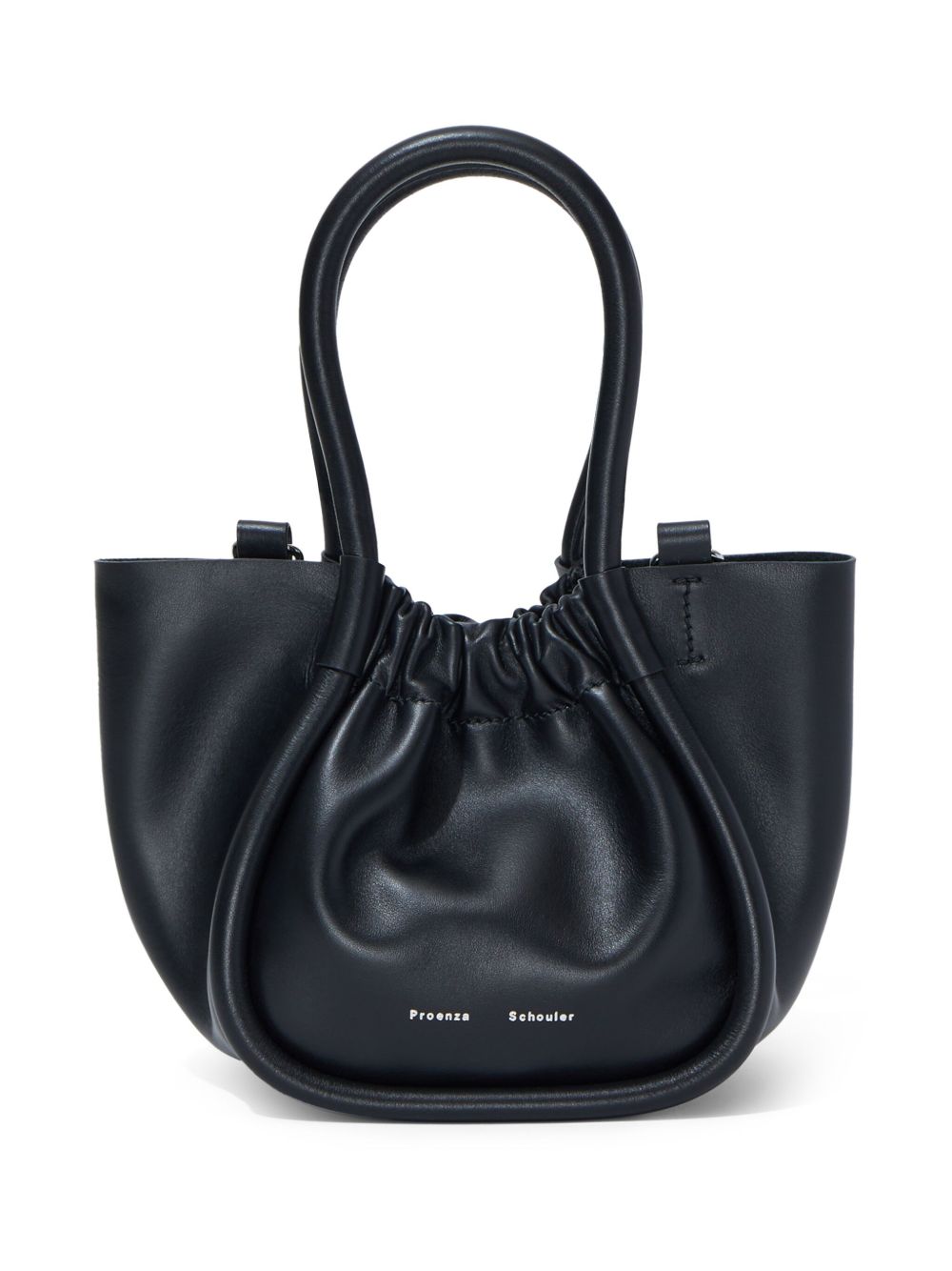 Proenza Schouler 超小号褶饰手提包 - 黑色
