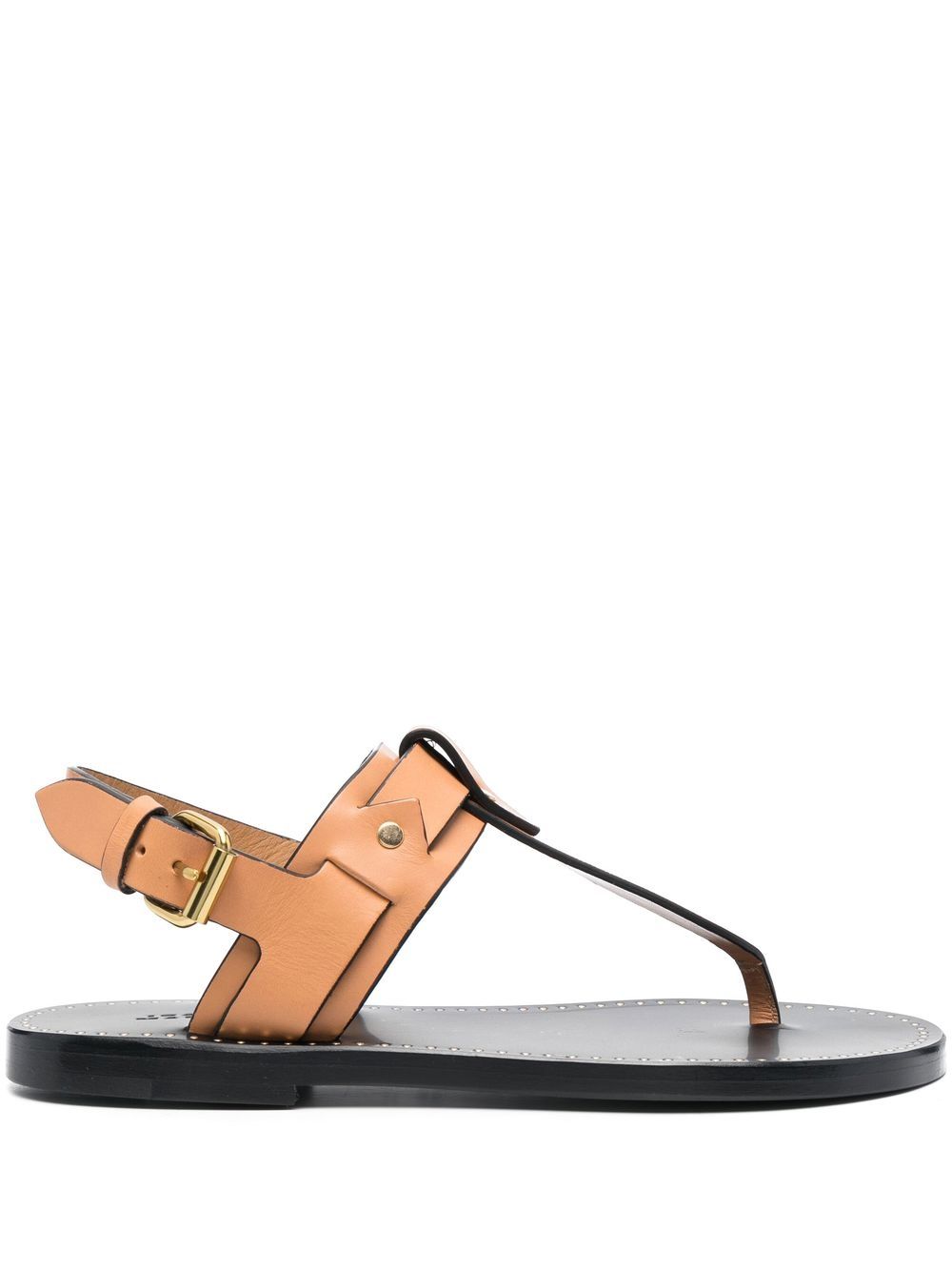 ISABEL MARANT Jewel Tong 平底凉鞋 - 褐色