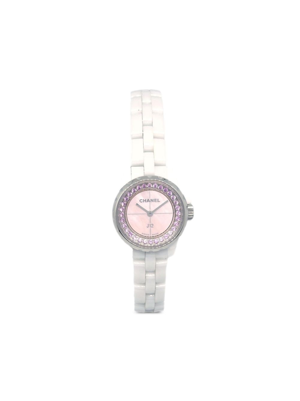 CHANEL Pre-Owned J12 19毫米腕表（2022年典藏款） - 粉色