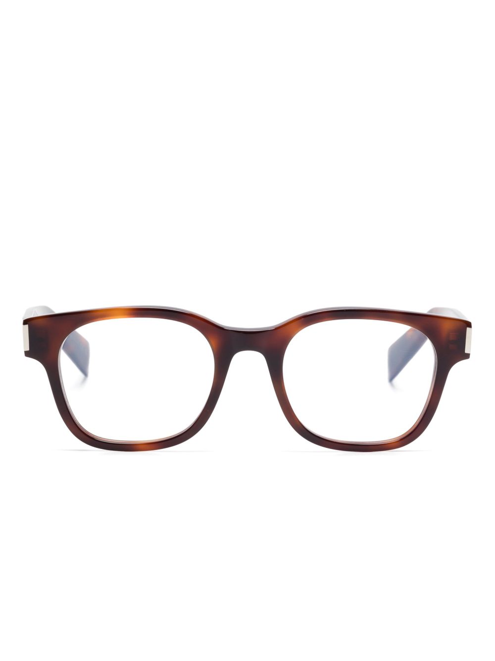 Saint Laurent Eyewear 玳瑁纹效果眼镜 - 褐色