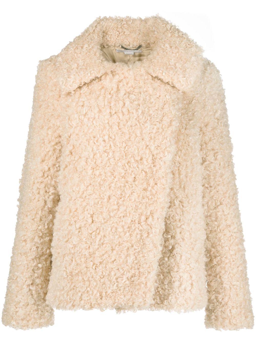 Stella McCartney Teddy 皮草设计超大款外套 - 中性色