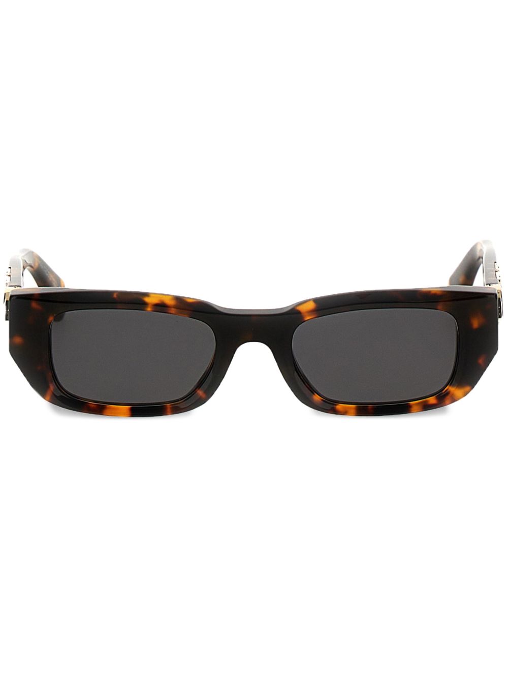 Off-White Eyewear Fillmore 长方形框太阳眼镜 - 褐色