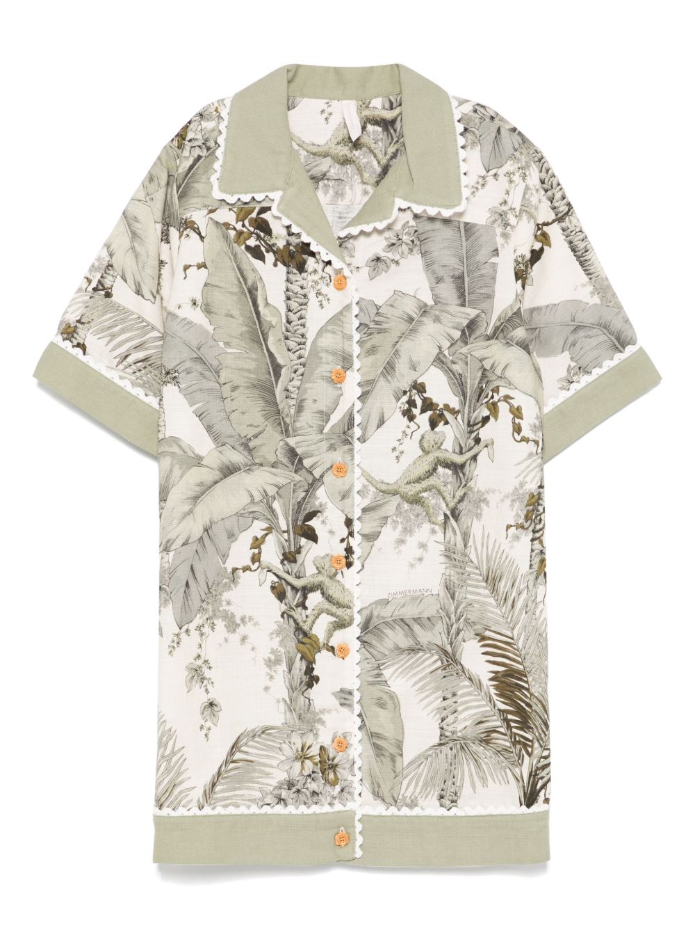 ZIMMERMANN Kids Wylie 连衣裙 - 绿色