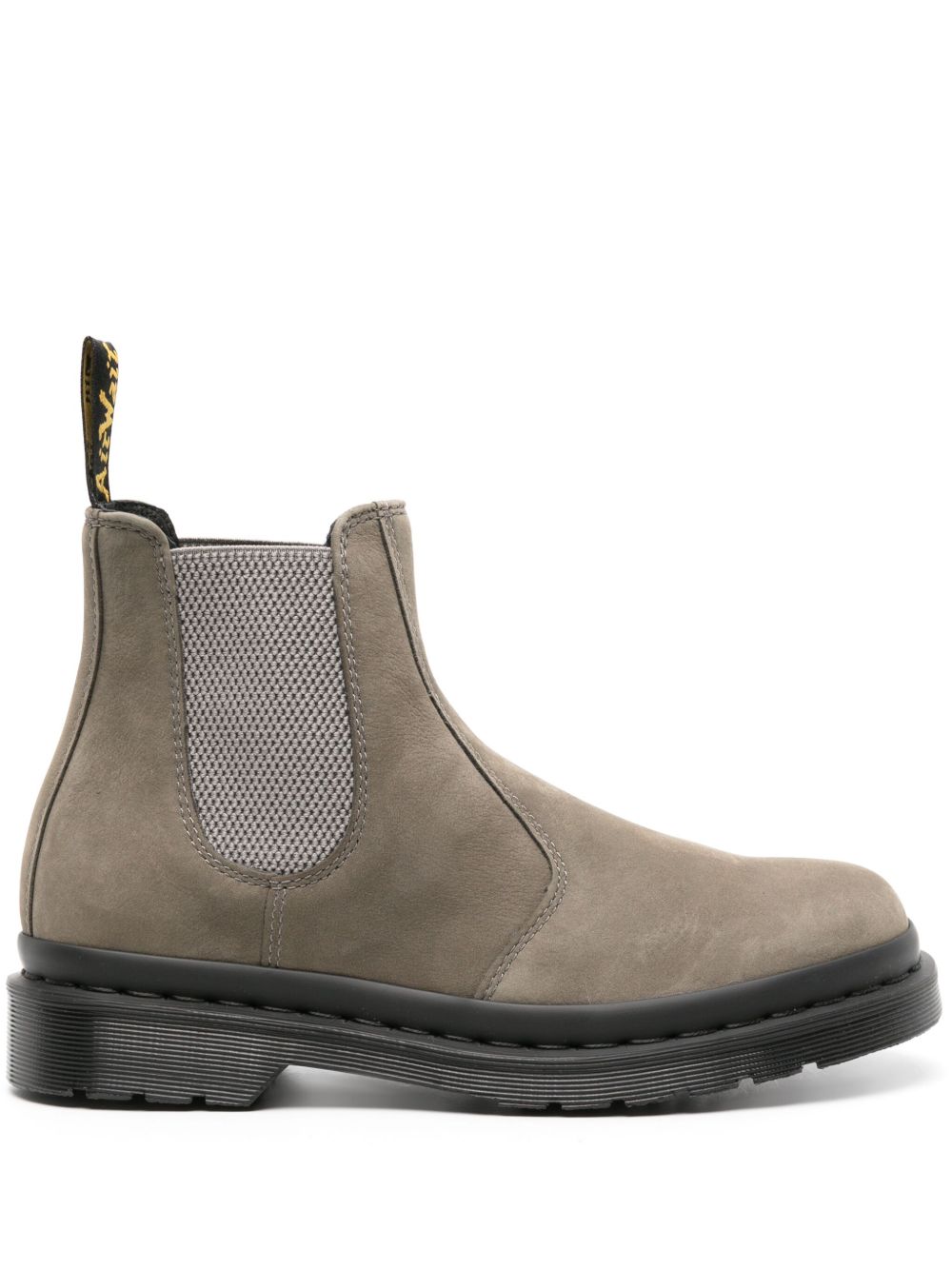 Dr. Martens 2976 套穿式绒面皮靴 - 灰色