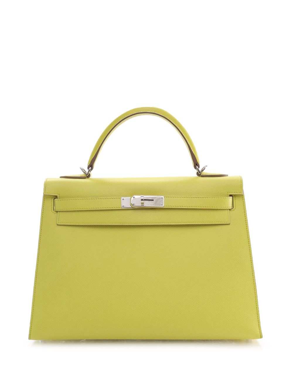 Hermès Pre-Owned Epsom Kelly Sellier 32 斜挎包（2013年典藏款） - 黄色