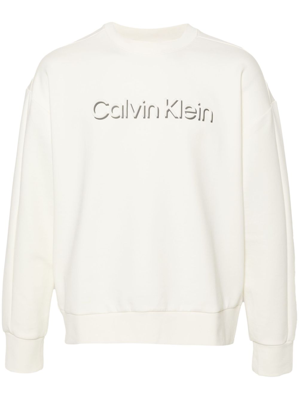 Calvin Klein logo压纹卫衣 - 中性色