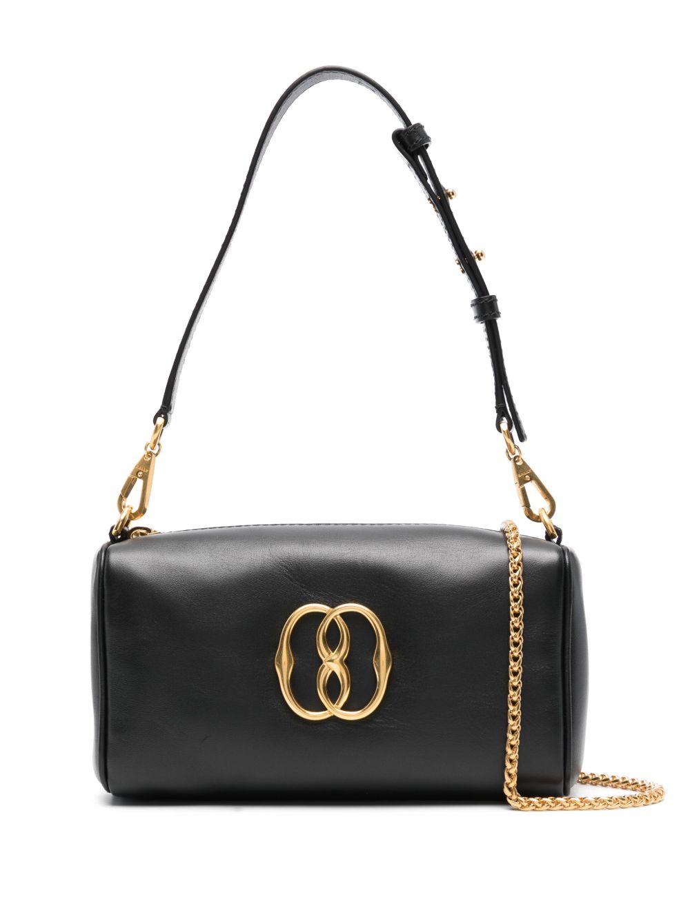 Bally Emblem Rox 皮质单肩包 - 黑色