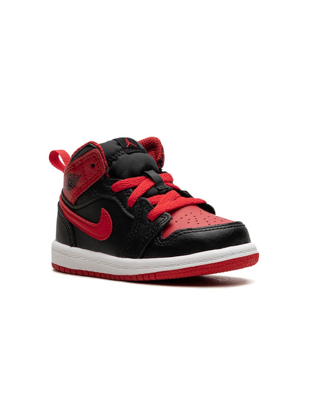 Jordan Kids Air Jordan 1 Mid Alternate Bred 运动鞋 - 红色