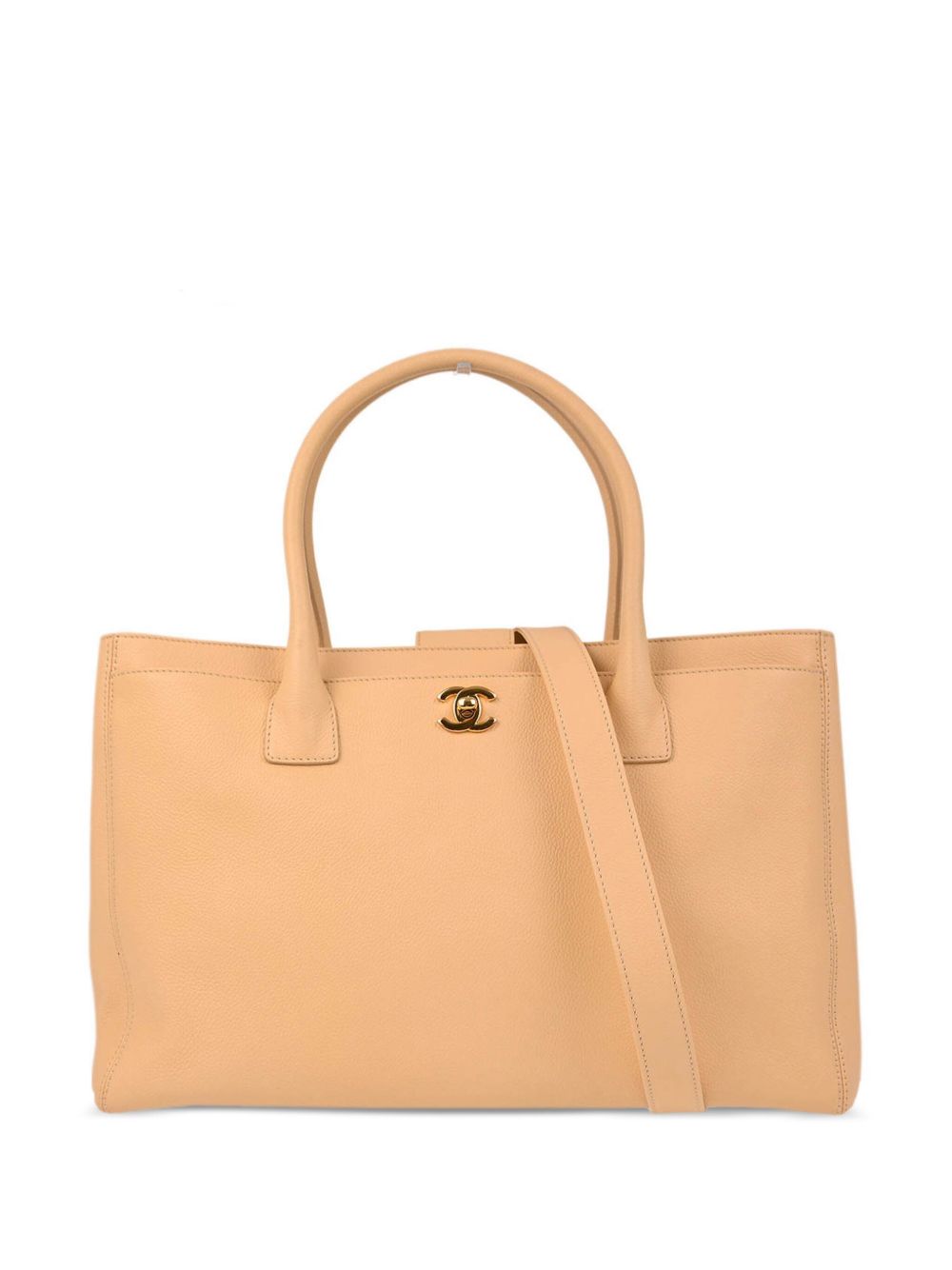 CHANEL Pre-Owned Cerf 托特包（2011年典藏款） - 中性色