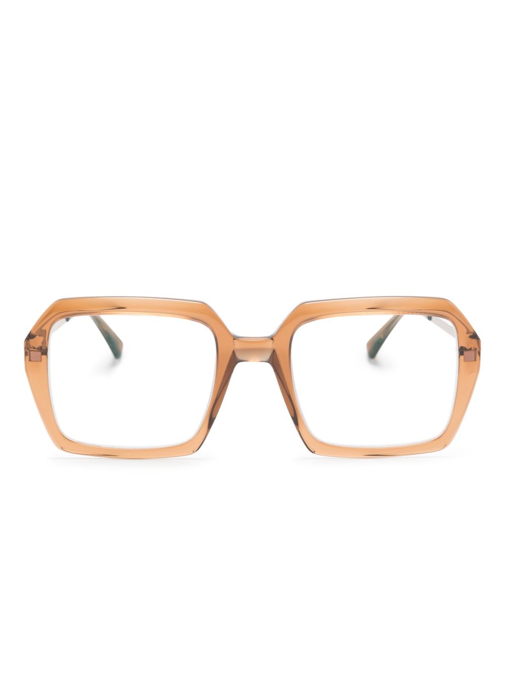 Mykita Vanilla 方框眼镜 - 褐色
