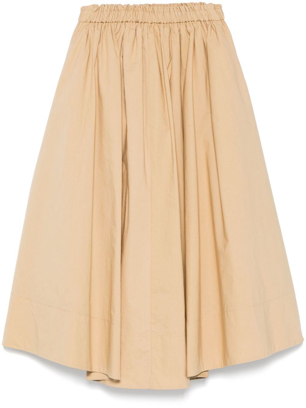 Forte Forte cotton midi skirt - 中性色