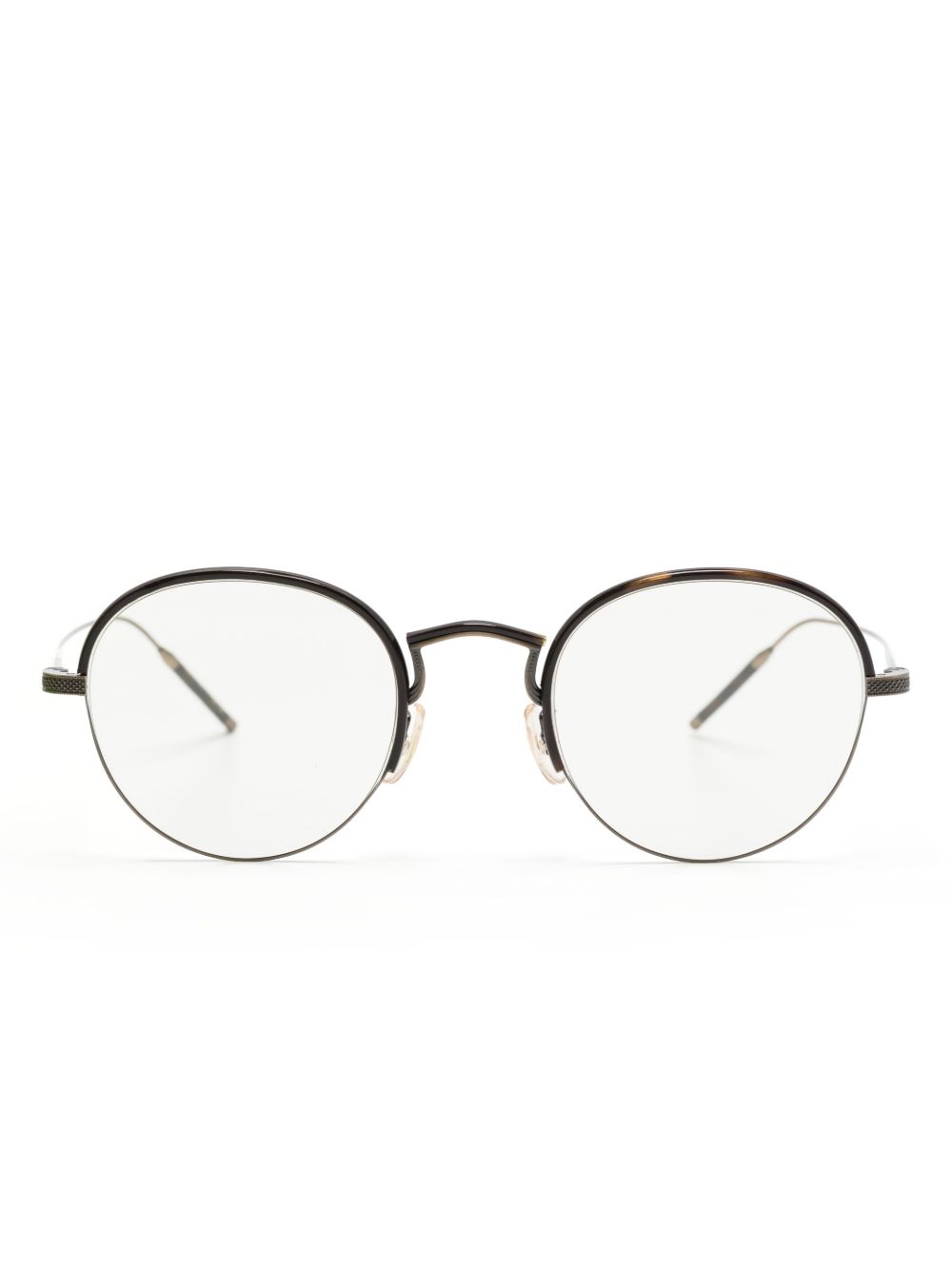 Oliver Peoples TK-6 圆形镜框眼镜 - 金色