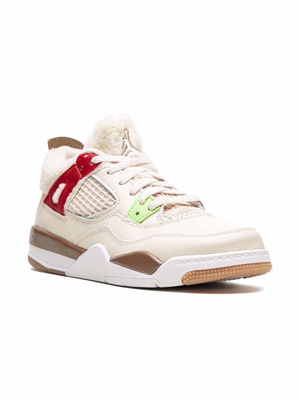Jordan Kids Jordan 4 Retro 运动鞋 - 白色