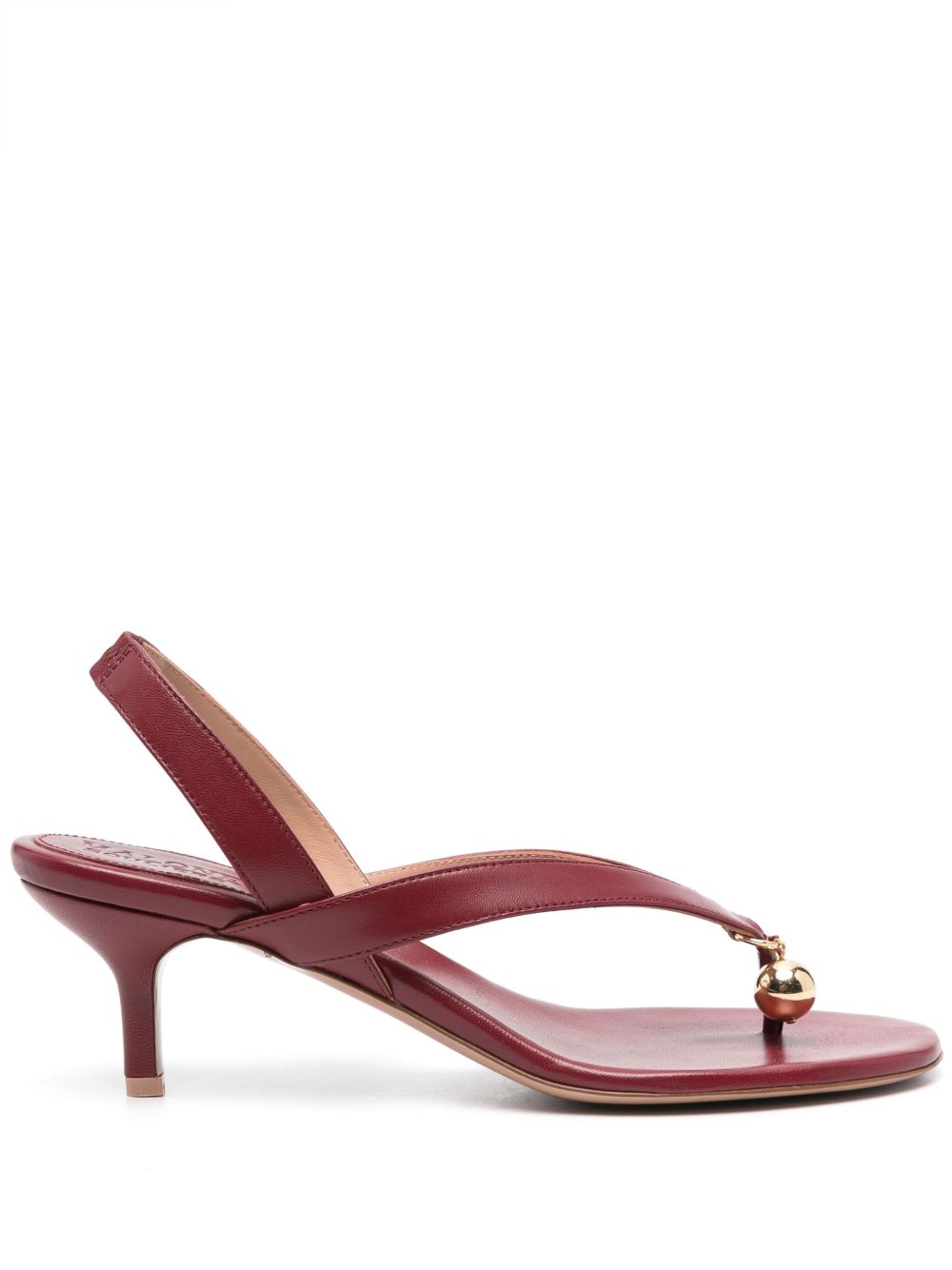 Philosophy Di Lorenzo Serafini x Malone Souliers Lucie 中跟皮质凉鞋 - 红色