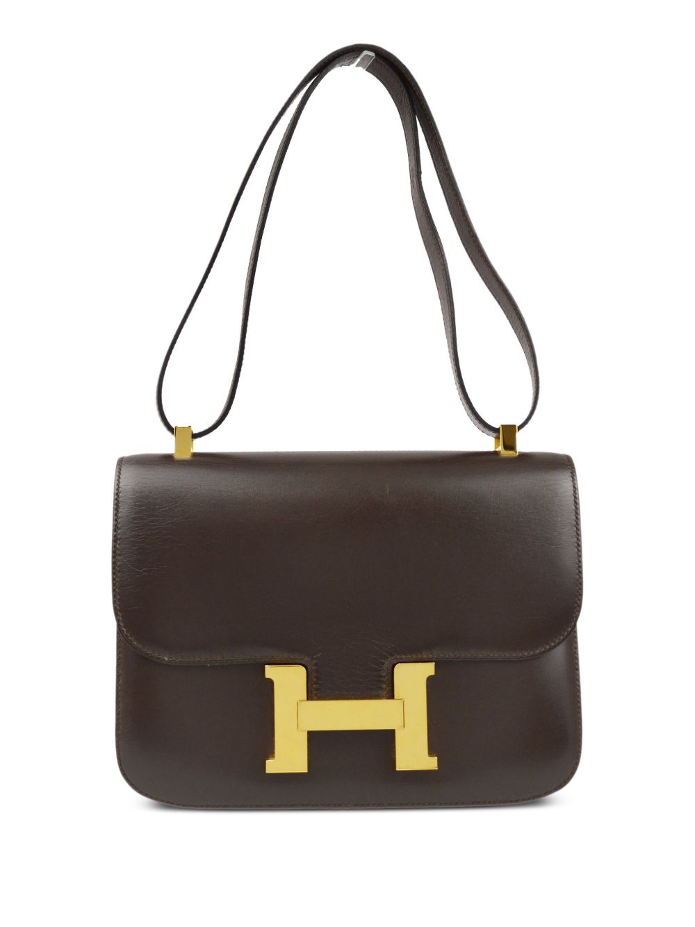 Hermès Pre-Owned Constance 23 单肩包（1993年典藏款） - 褐色
