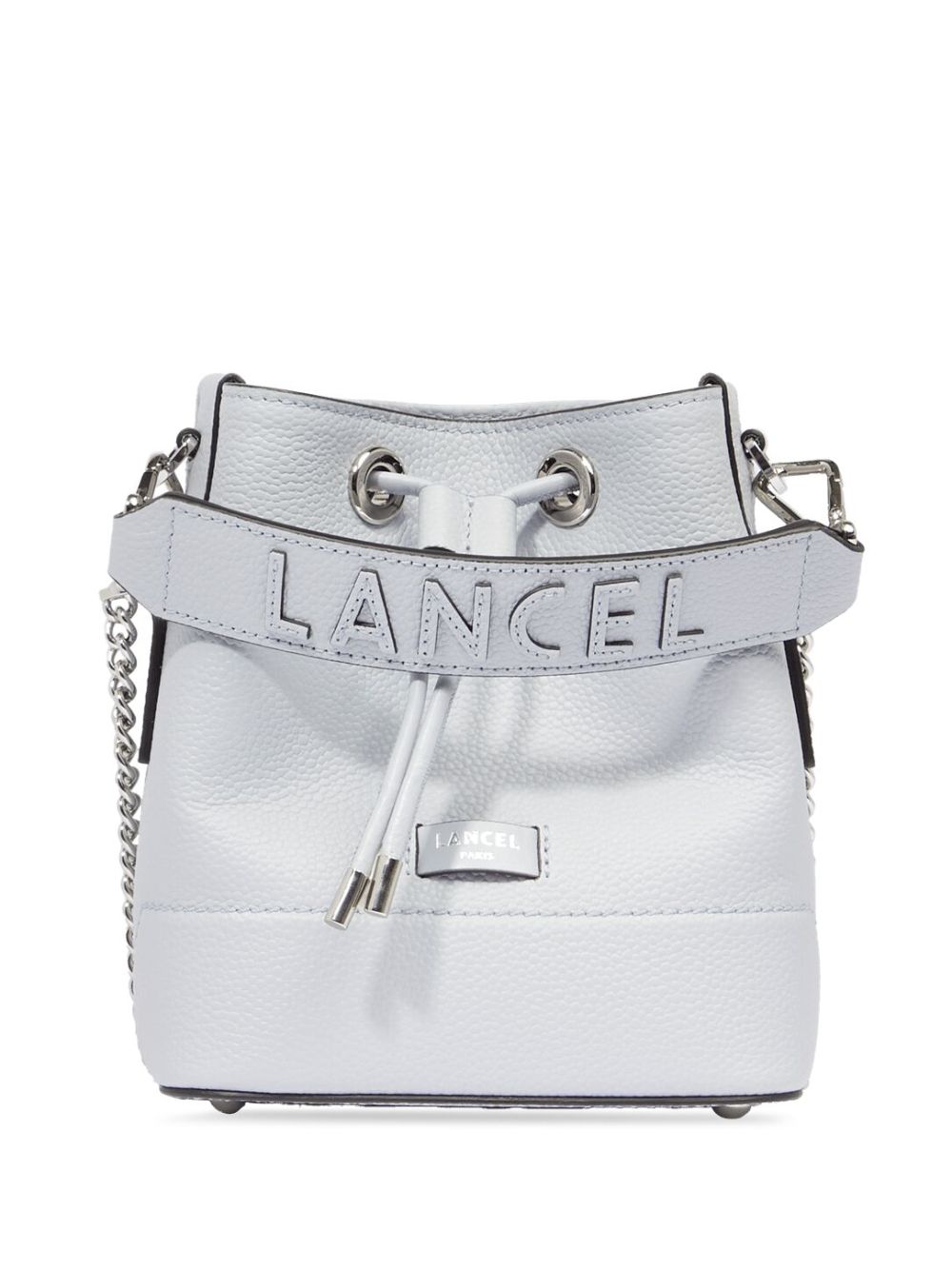 Lancel 皮质迷你水桶包 - 蓝色