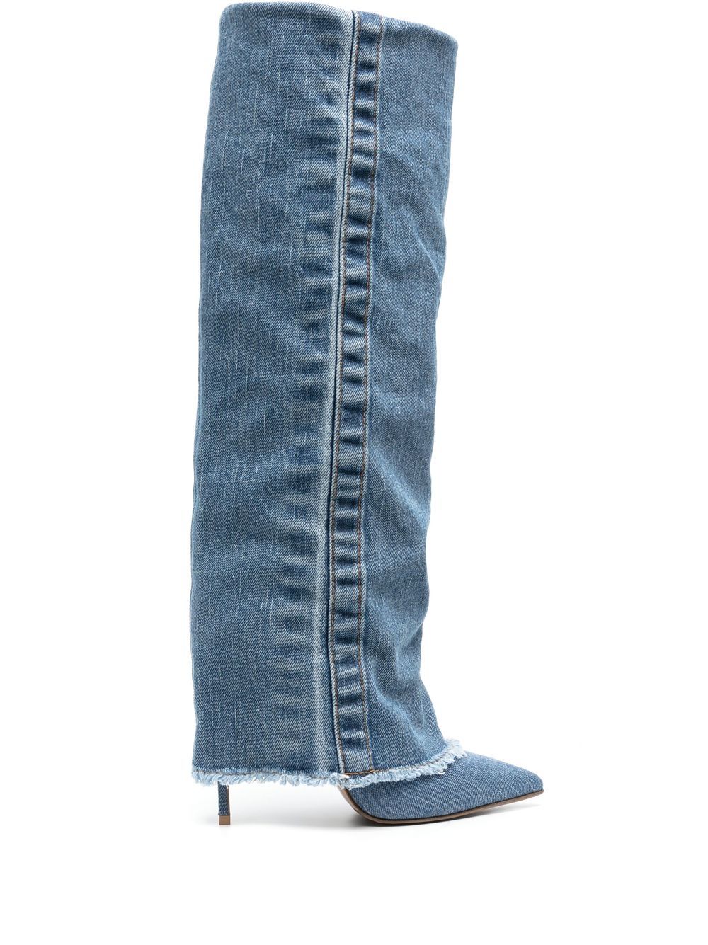 Le Silla Andy 高跟高筒靴 - 蓝色