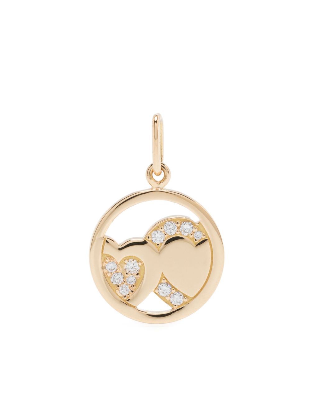 Loyal.e Paris 18K黄金 Soul 钻石吊坠 - 金色