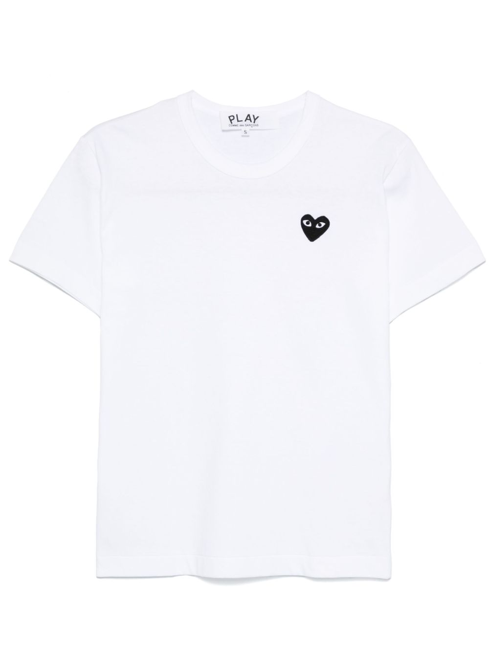 Comme Des Garçons Play 爱心贴花T恤 - 白色