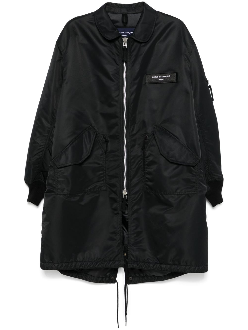 Comme des Garçons Homme 填充外套 - 黑色