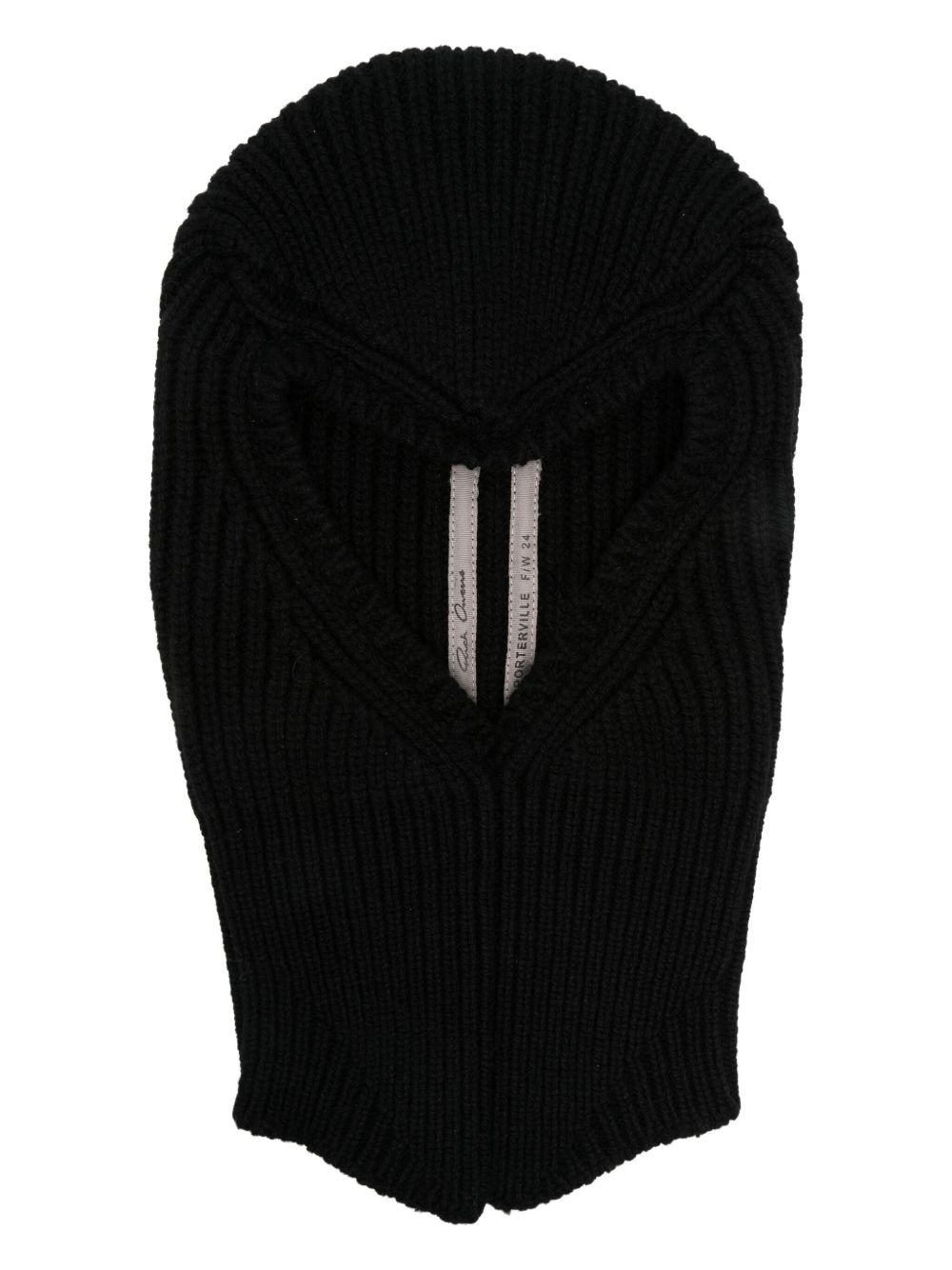 Rick Owens Skull 巴拉克拉瓦帽 - 黑色