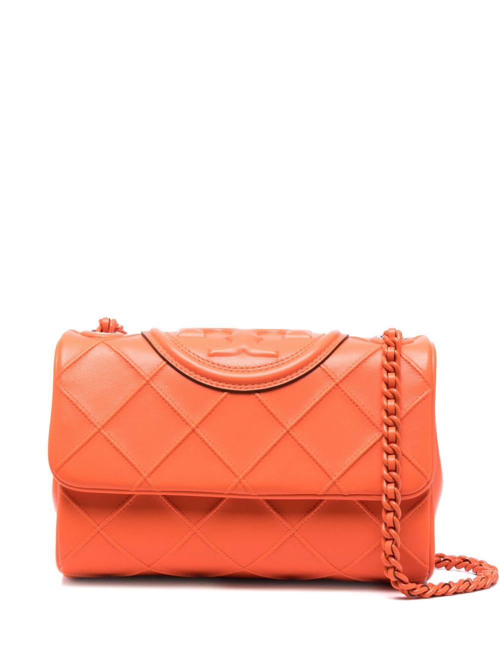 Tory Burch Fleming 单肩包 - 橘色