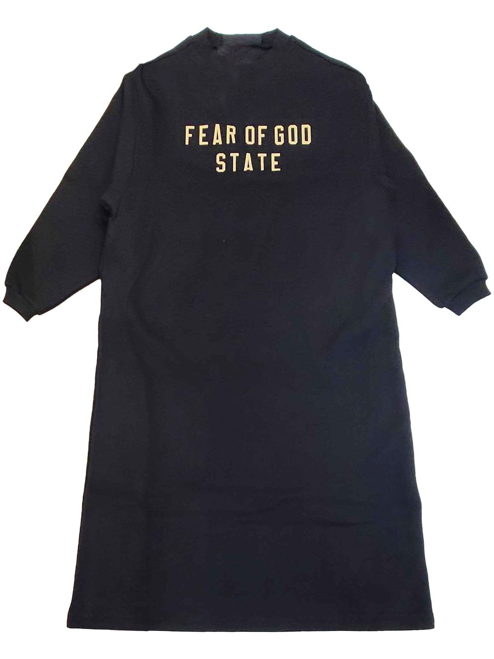 FEAR OF GOD ESSENTIALS logo印花连衣裙 - 黑色