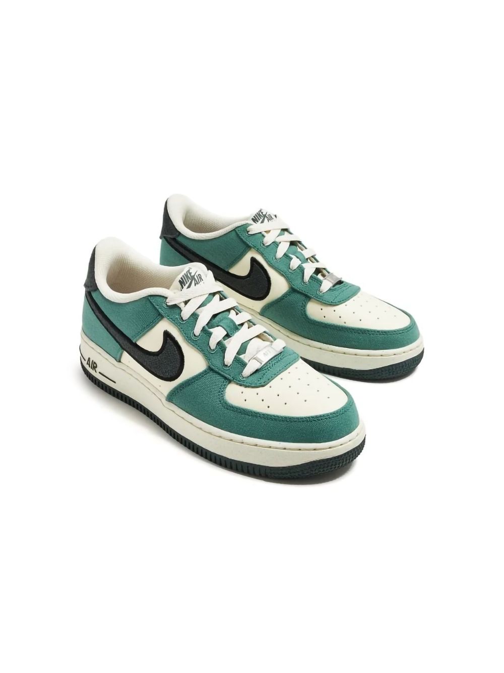Nike Kids Air Force 1 运动鞋 - 绿色