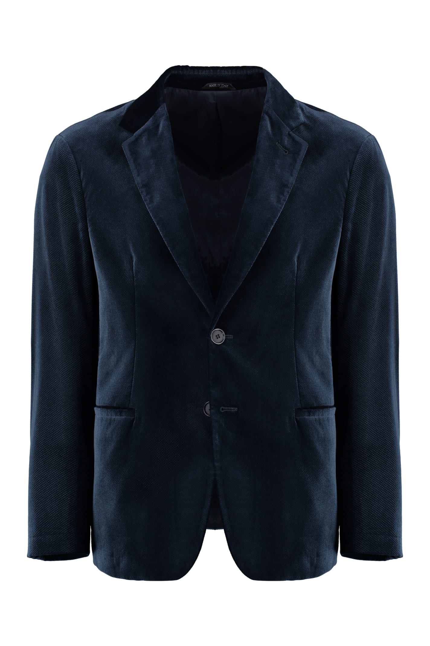 Giorgio Armani Single-breasted Velvet Jacket