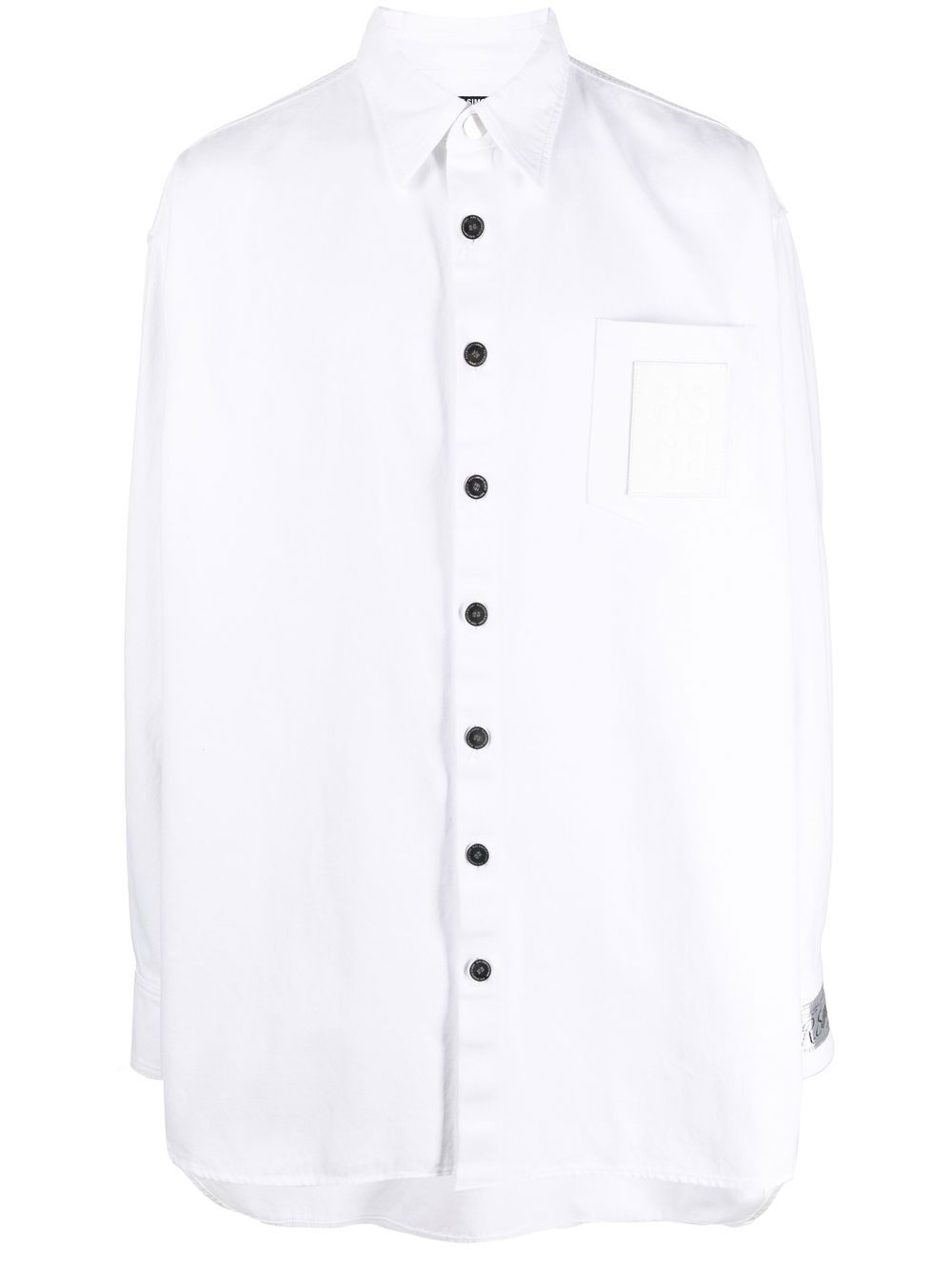Raf Simons 长袖牛仔衬衫 - 白色