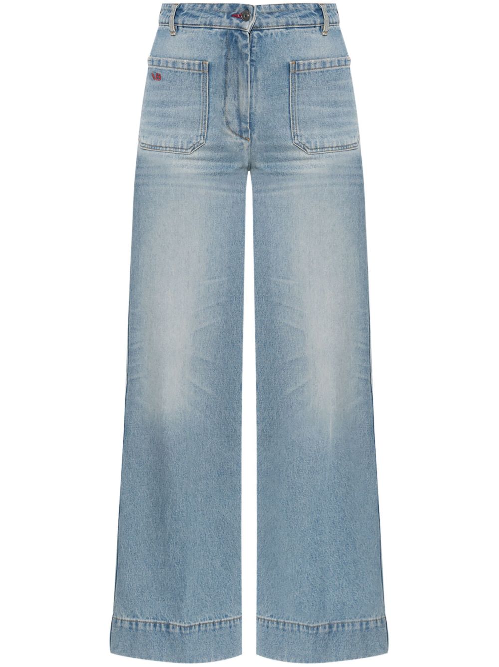 Victoria Beckham Alina 牛仔裤 - 蓝色
