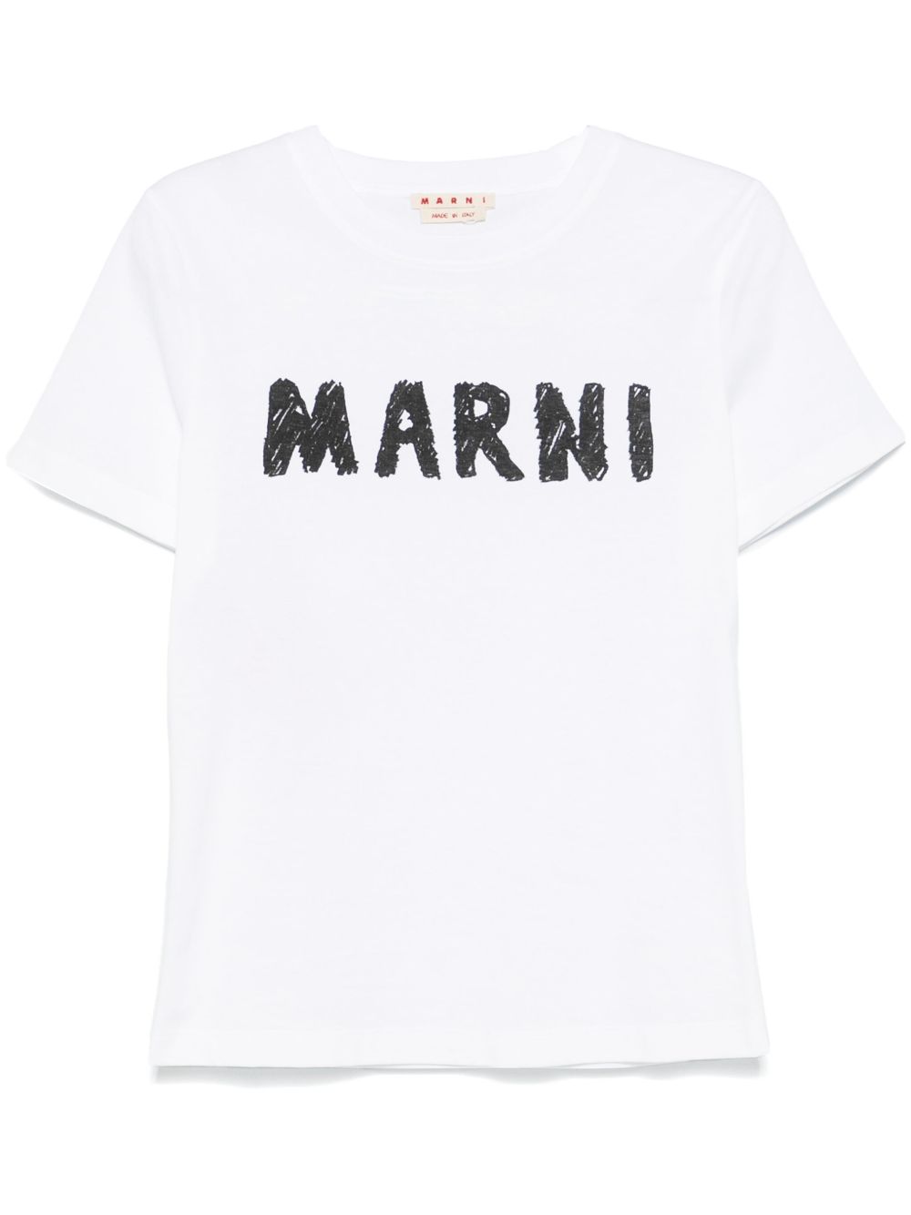 Marni logo印花T恤 - 白色